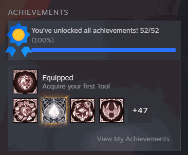 Hollow Knight: Silksong — Trophy Cabinet (Achievement Unlocker) (screenshot 2)